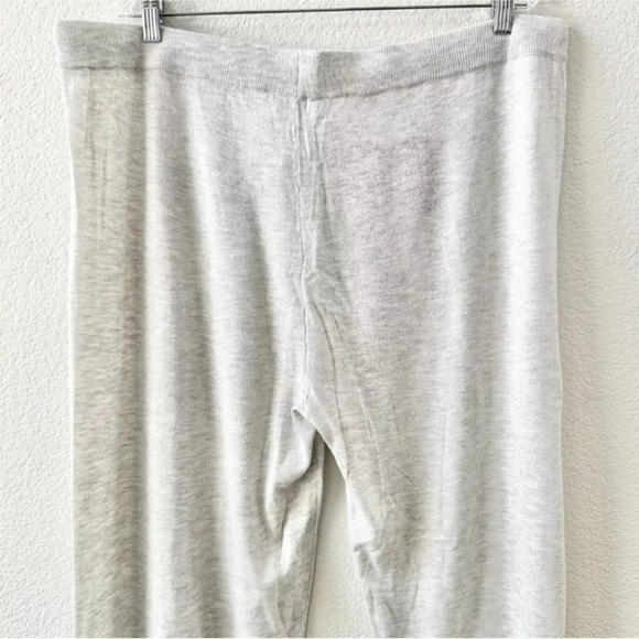 NIP Member's Mark Gray Cashmere Blend Wide Leg Lounge Pants Size XXL - Picture 6 of 9